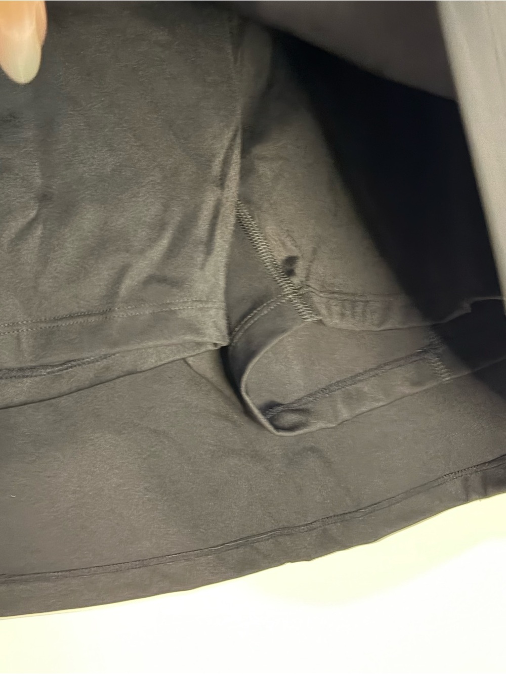Ododos Black Athletic Skort with Clean Waistband - Picture 5 of 8